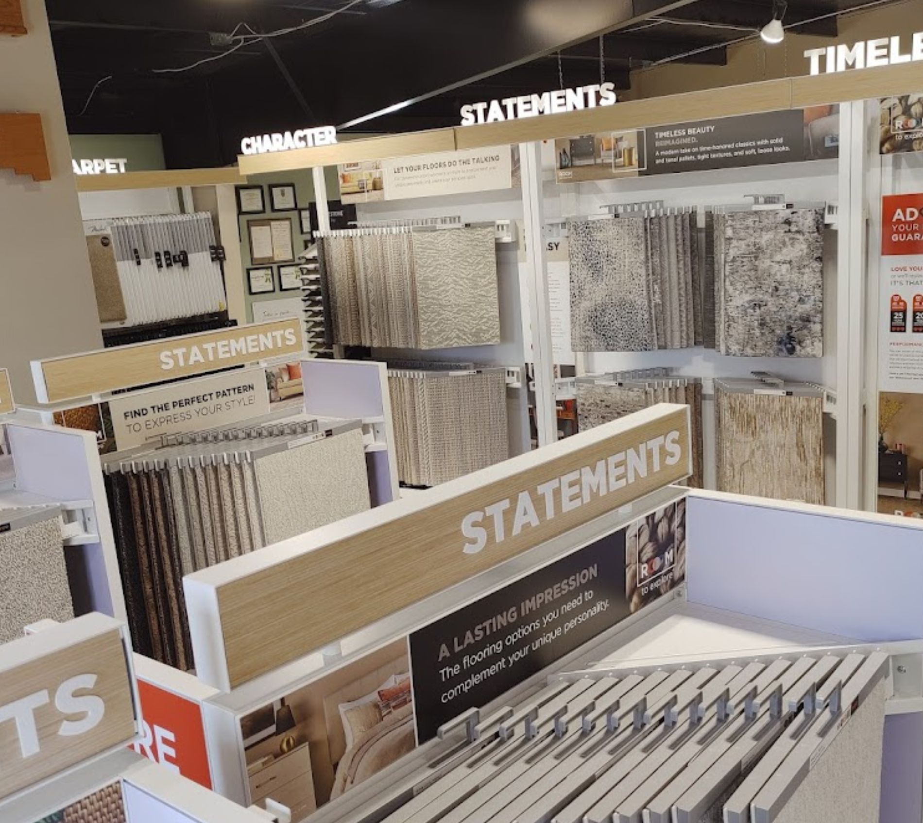 Flooring showroom