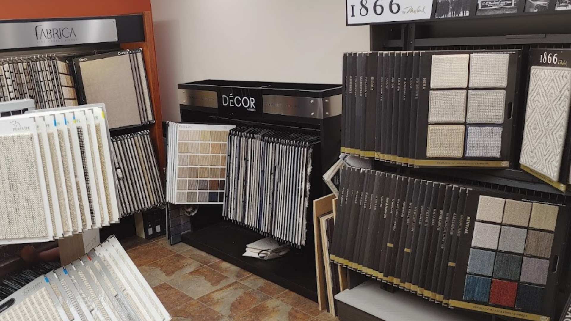 Carpet showroom
